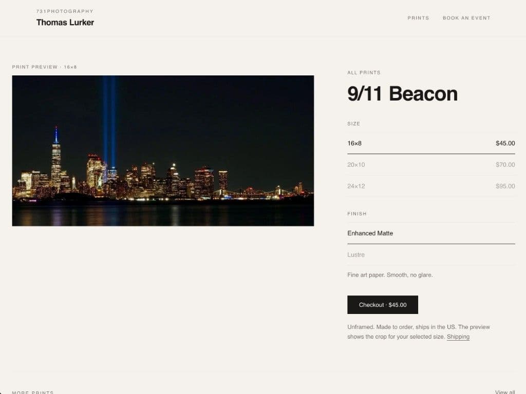 Thomas Lurker print page for 9/11 Beacon